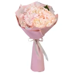 Букет из 3 нежно розовых гортензий