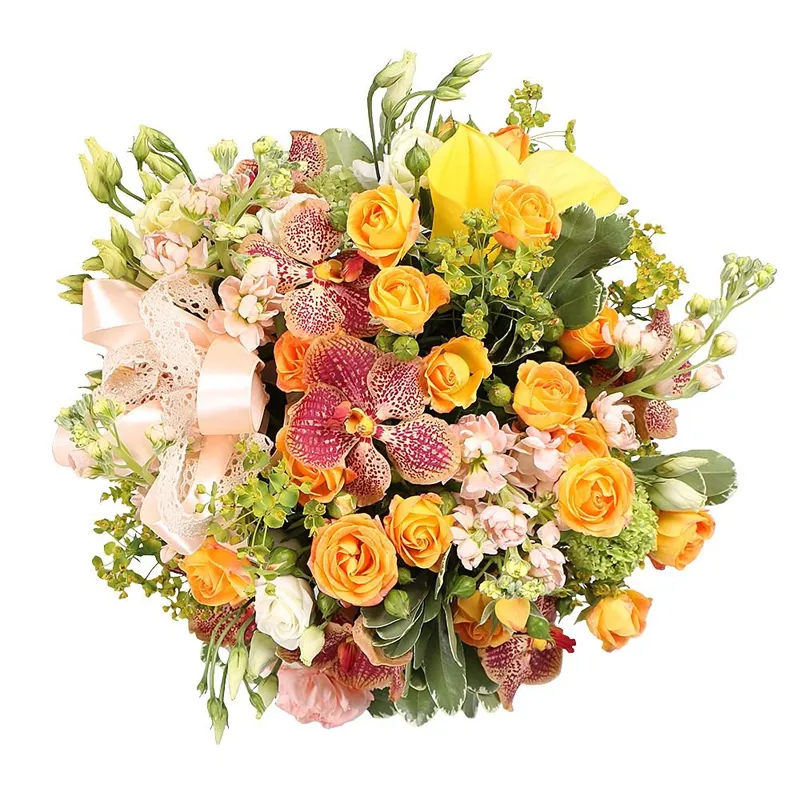 Цветы в коробке Восторг любви